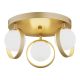 Plafoniere - Plafoniera cu 3 spoturi design modern Saturnia auriu