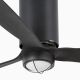 Lustre cu ventilator - Lustra cu Ventilator si telecomanda MINI TUBE M LED negru mat