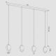 Candelabre, Lustre - Lustra cu 4 pendule design modern Saturnia auriu