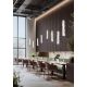 Lampadare - Lustra LED design tehnico-decorativ realizat manual Hugo vertical prisma
