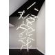 Lampadare - Lustra LED design tehnico-decorativ realizat manual Hugo vertical prisma