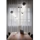 Pendule, Lustre suspendate - Lustra LED design tehnico-decorativ realizat manual Hugo orizontal prisma