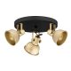 Plafoniere - Plafoniera cu 3 spoturi directionabile design modern Lenora auriu, negru