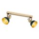 Aplice, corpuri de iluminat pentru pereti - Aplica de perete / tavan cu 2 spoturi directionabile design modern Lenora auriu, ...