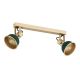 Aplice, corpuri de iluminat pentru pereti - Aplica de perete / tavan cu 2 spoturi directionabile design modern Lenora auriu, ...