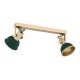 Aplice, corpuri de iluminat pentru pereti - Aplica de perete / tavan cu 2 spoturi directionabile design modern Lenora auriu, ...
