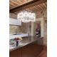Candelabre, Lustre - Lustra LED moderna design Art Deco realizata manual LA LOLLO L White