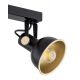 Aplice, corpuri de iluminat pentru pereti - Aplica de perete / tavan cu 2 spoturi directionabile design modern Lenora negru