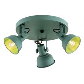 Plafoniere - Plafoniera cu 3 spoturi directionabile design modern Lenora verde