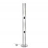 Lampadar modern design Art Deco realizata manual LA LOLLO silver