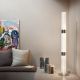 Lampadare - Lampadar modern design Art Deco realizata manual LA LOLLO silver