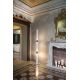 Lampadare - Lampadar modern design Art Deco realizata manual LA LOLLO silver