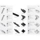 Pendule, Lustre suspendate - Spot pe sina TORELLO negru / Accesoriu pentru sinele trifazate ARGON T-RACK