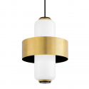 Pendul LUX MELROSE big, alb opal