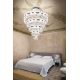Corpuri de iluminat Lustre pentru casa scarii - Lustra LED Art Deco de dimensiuni mari, realizata manual LA LOLLO 5XL White