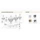 Corpuri de iluminat Lustre pentru casa scarii - Lustra LED Art Deco de dimensiuni mari, realizata manual LA LOLLO 5XL White