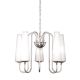 Candelabre, Lustre - Candelabru cu 5 brate design modern Magnum crom
