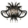 Lustra cu cristale Scholer design unicat realizata manual Medusa Black