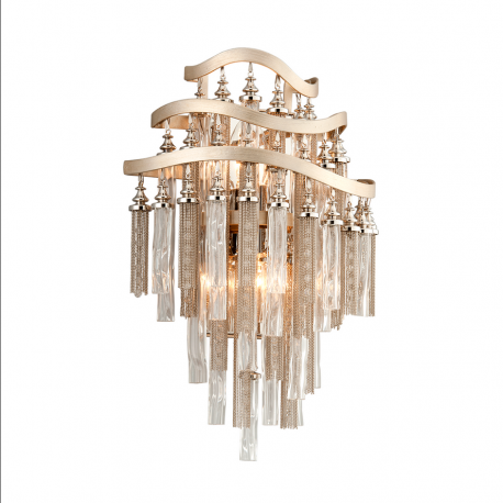 Aplice, corpuri de iluminat pentru pereti - Aplica de perete LUX design elegant CHIMERA large, cu doua surse de lumina