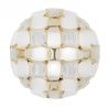 Aplica perete sau tavan design modern geometric Mida Medium White-Gold