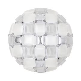 Aplice, corpuri de iluminat pentru pereti - Aplica perete sau tavan design modern geometric Mida Medium Platino