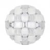Aplica perete sau tavan design modern geometric Mida Medium Platino