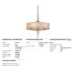 Candelabre, Lustre - Candelabru LUX design elegant HARLOW cu 6 surse de lumina
