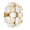 Aplica perete design modern geometric Mida White-Gold