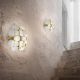 Aplice, corpuri de iluminat pentru pereti - Aplica perete design modern geometric Mida White-Gold