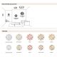 Aplice, corpuri de iluminat pentru pereti - Aplica perete design modern geometric Mida Multicolor