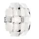 Aplice, corpuri de iluminat pentru pereti - Aplica perete design modern geometric Mida Platino