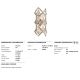 Aplice, corpuri de iluminat pentru pereti - Aplica de perete LUX design elegant TIARA