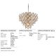 Candelabre, Lustre - Candelabru LUX design elegant TIARA cu 7 surse de lumina
