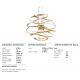 Candelabre, Lustre - Candelabru LED design contemporan CALLIGRAPHY small