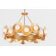 Candelabre, Lustre - Candelabru LUX realizat manual, design modern EMERALD, cu 16 surse de lumina