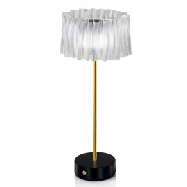 Veioza, Lampa de masa cu baterii ideala restaurant Accordeon Prisma/Black