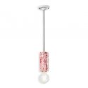 Pendul design italian realizat manual din ceramica PI, D.8cm
