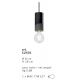 Pendule, Lustre suspendate - Pendul design italian realizat manual din ceramica PI, D.8cm