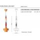 Pendule, Lustre suspendate - Pendul ceramic design italian realizat manual LARIAT H-91cm