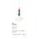 Pendule, Lustre suspendate - Pendul ceramic design italian realizat manual LARIAT H-56cm