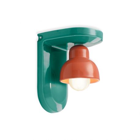 Aplice, corpuri de iluminat pentru pereti - Aplica de perete din ceramica design italian realizata manual BERIMBAU