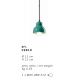 Pendule, Lustre suspendate - Pendul ceramic design italian realizat manual BERIMBAU Small