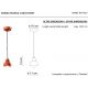 Pendule, Lustre suspendate - Pendul ceramic design italian realizat manual BERIMBAU Small