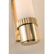 Aplice, corpuri de iluminat pentru pereti - Aplica de perete LUX din alabaster ARGON alama antichizata