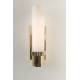 Aplice, corpuri de iluminat pentru pereti - Aplica de perete LUX din alabaster ARGON alama antichizata