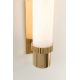 Aplice, corpuri de iluminat pentru pereti - Aplica de perete LUX din alabaster ARGON alama antichizata