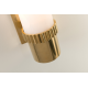 Aplice, corpuri de iluminat pentru pereti - Aplica de perete LUX din alabaster ARGON alama antichizata