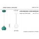 Pendule, Lustre suspendate - Pendul ceramic design italian realizat manual AFOXÉ Small