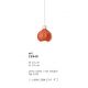 Pendule, Lustre suspendate - Pendul ceramic design italian realizat manual AFOXÉ Small