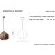 Pendule, Lustre suspendate - Pendul ceramic design italian realizat manual AFOXÉ Large